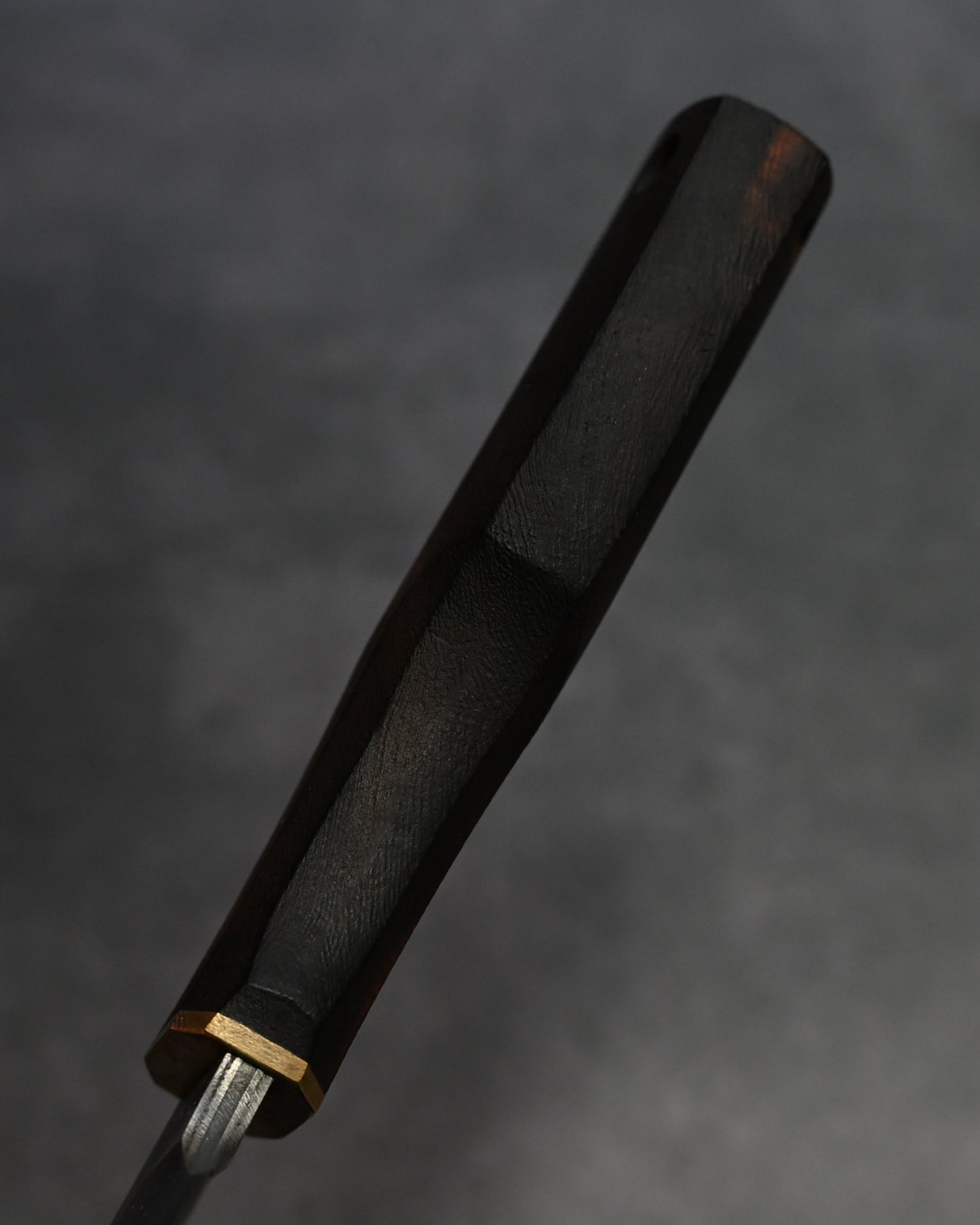 Sunizumi Knives “Little Brown” Full Custom Outdoor Bunka Knife R2 Damascus (#8)