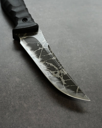 Kikuknives Shizugatake | OU-31 Steel × G-10 Black Handle | Kiku Matsuda Custom Knife