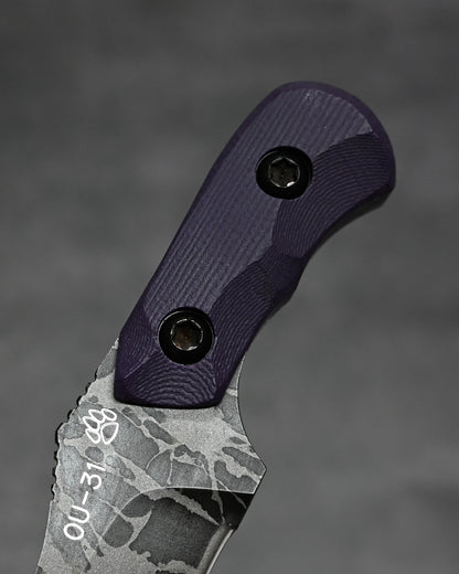 Kikuknives Masayuki Matsuda Custom Knife “Uribō” Outdoor Knife – OU-31 Steel