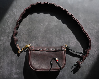 Wtopia CH4 ハンドメイド・カスタムバッグ バーガンディ（ワンオフ・一点物）