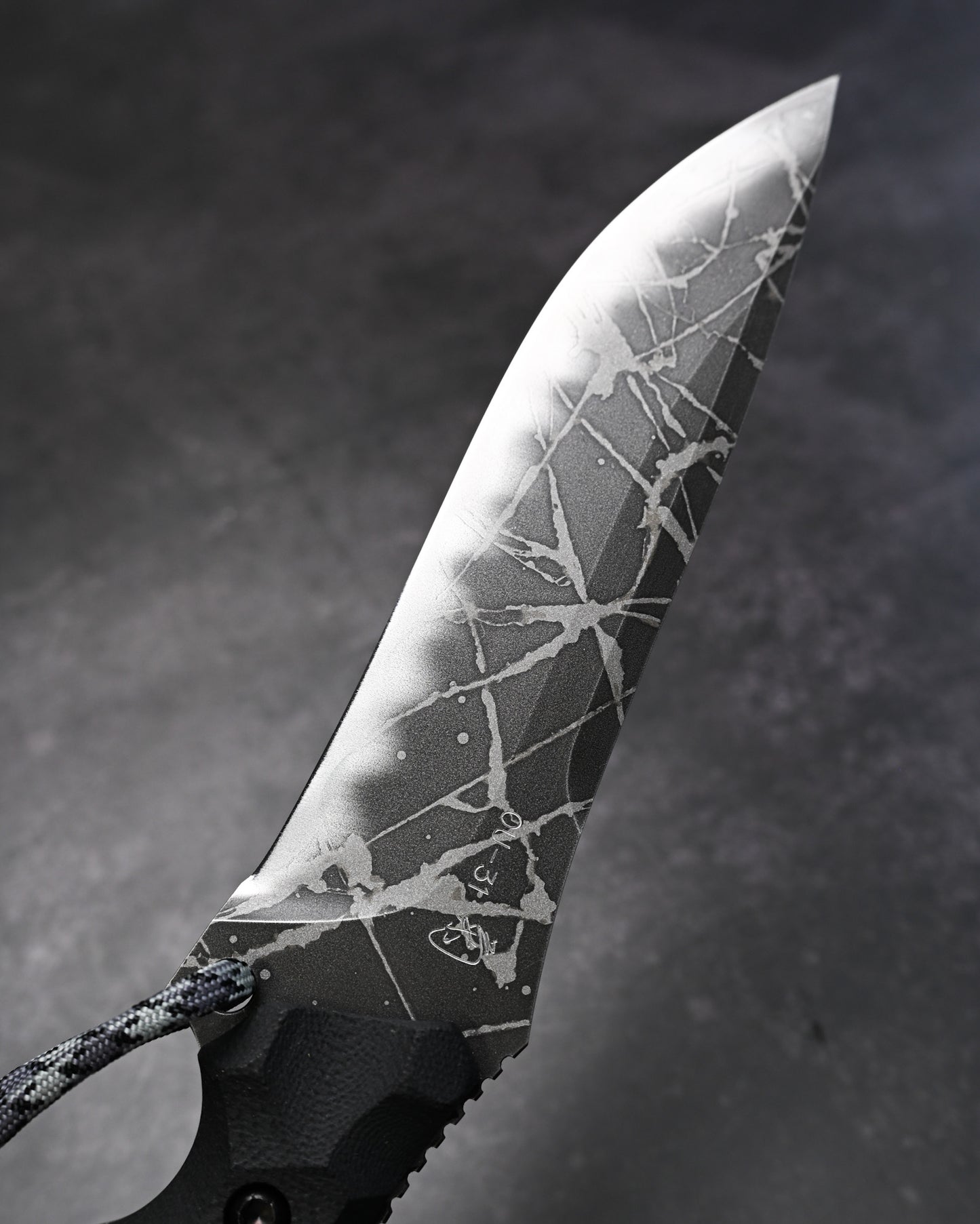 Rare Kiku Knives by Kikuo Matsuda High Back Fighter II Custom Outdoor Knife  OU-31 Blade