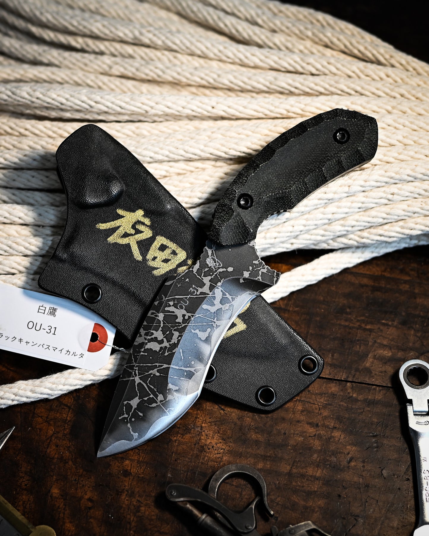 Kiku Knives Shirataka (White Hawk) – Limited Edition Signed Exhibition Fixed Blade