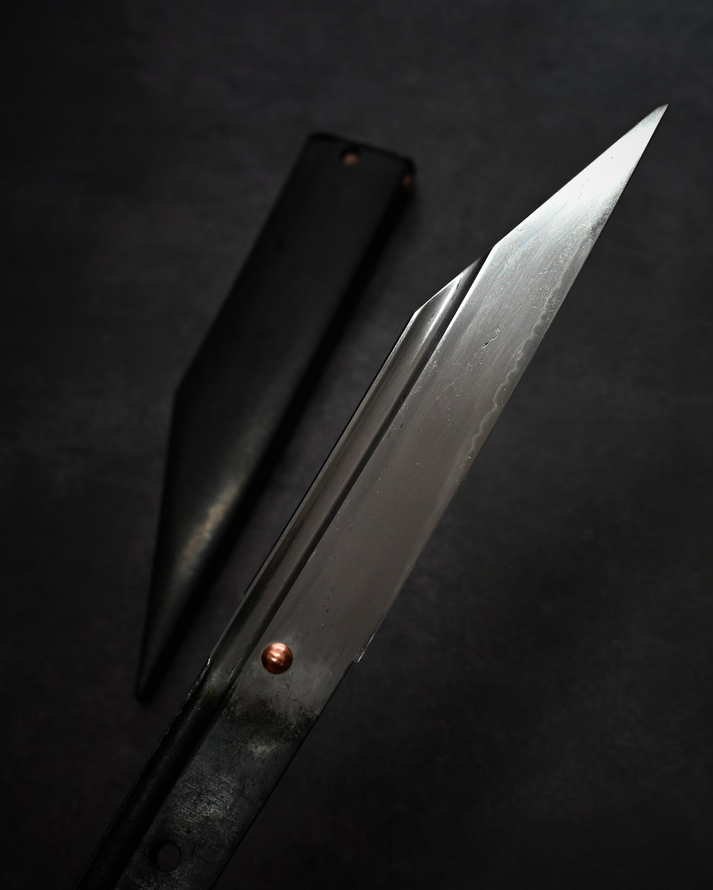 Yukio Nibu One-Off Custom Knife R8-15 – Reclaimed Kamakura-Period Tachi Fragment