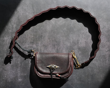 Wtopia CH4 ハンドメイド・カスタムバッグ バーガンディ（ワンオフ・一点物）