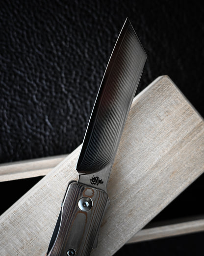 haoworks Eirou Atsumori Custom Folding Knife