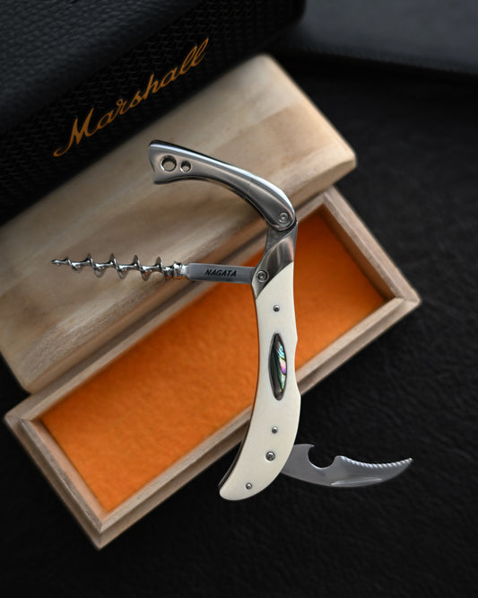 Ikuo Nagata One-Off｜Mammoth Handle Wine Opener Knife