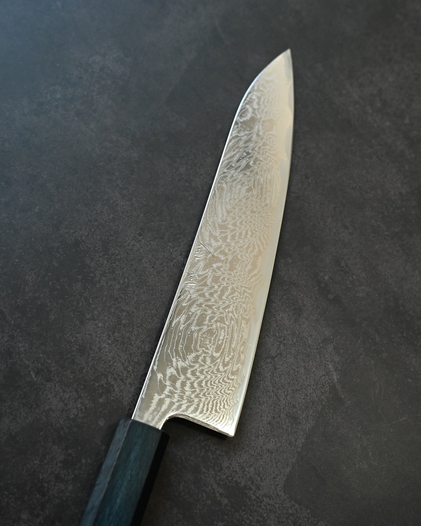 Kanetaka Limited Gyuto 363mm – VG10 Damascus-Clad Steel / Mirror Finish / Handcrafted by Artisan