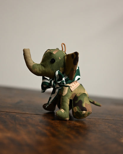 Sunizumi Shoten × Kotobukidou Camo Elephant Custom Mascot Charm