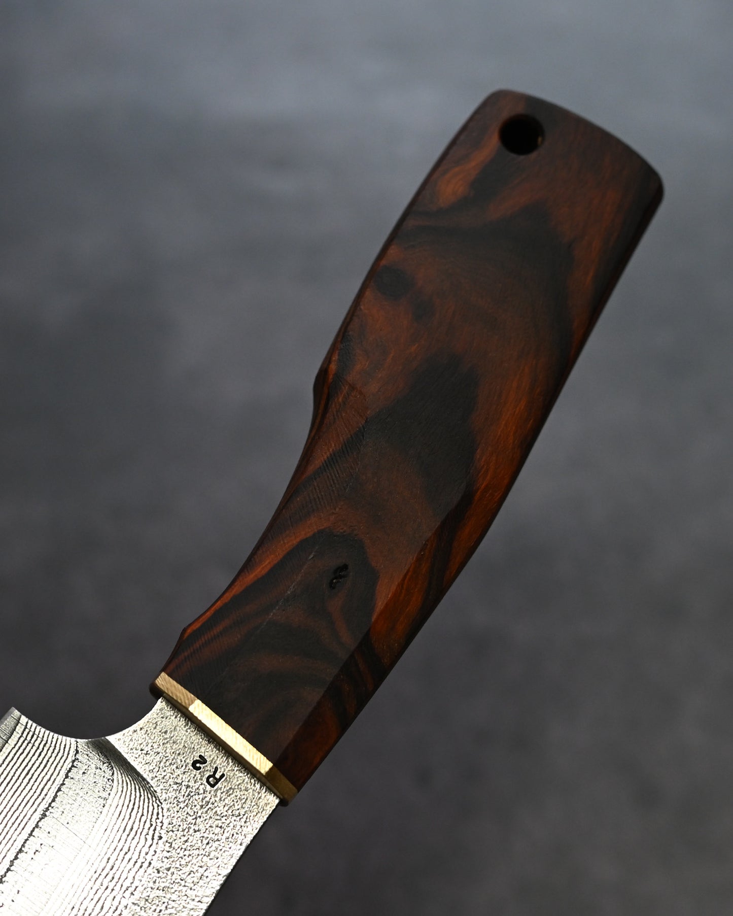 Sunizumi Knives “Little Brown” Full Custom Outdoor Bunka – R2 Laminated Steel (#2)