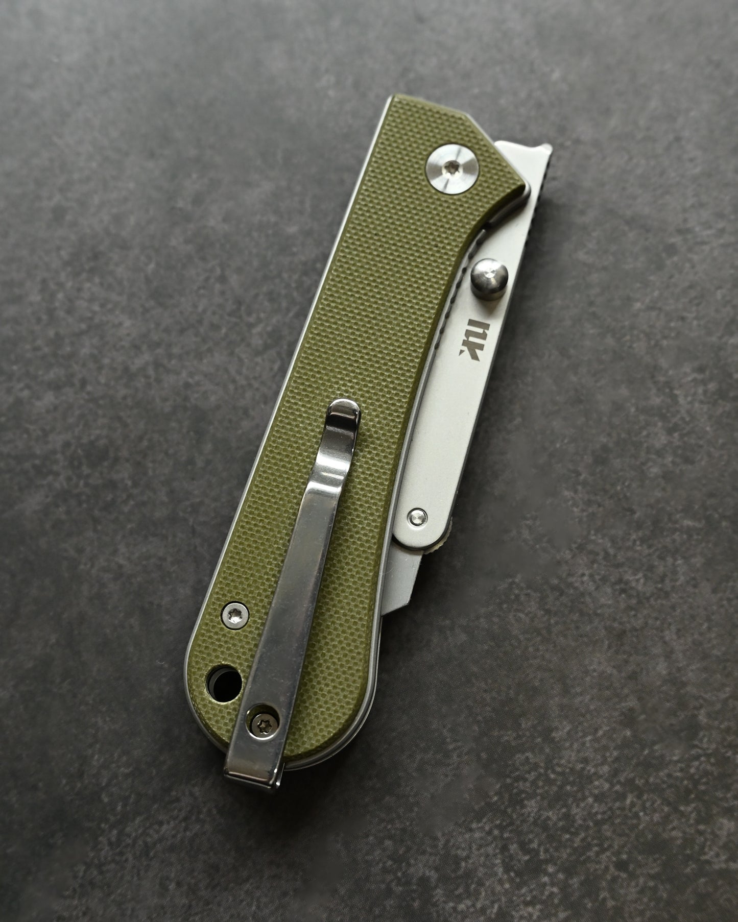NUKNIVES OD Green G10 Handle Quick-Open Replaceable Blade Utility Knife | Kumpanter U23