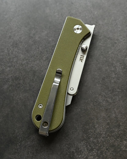 NUKNIVES OD Green G10 Handle Quick-Open Replaceable Blade Utility Knife | Kumpanter U23