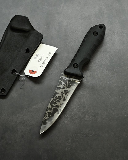 Kiku Matsuda Kikuknives Kofuu Black Outdoor Fixed Blade Handcrafted in Japan