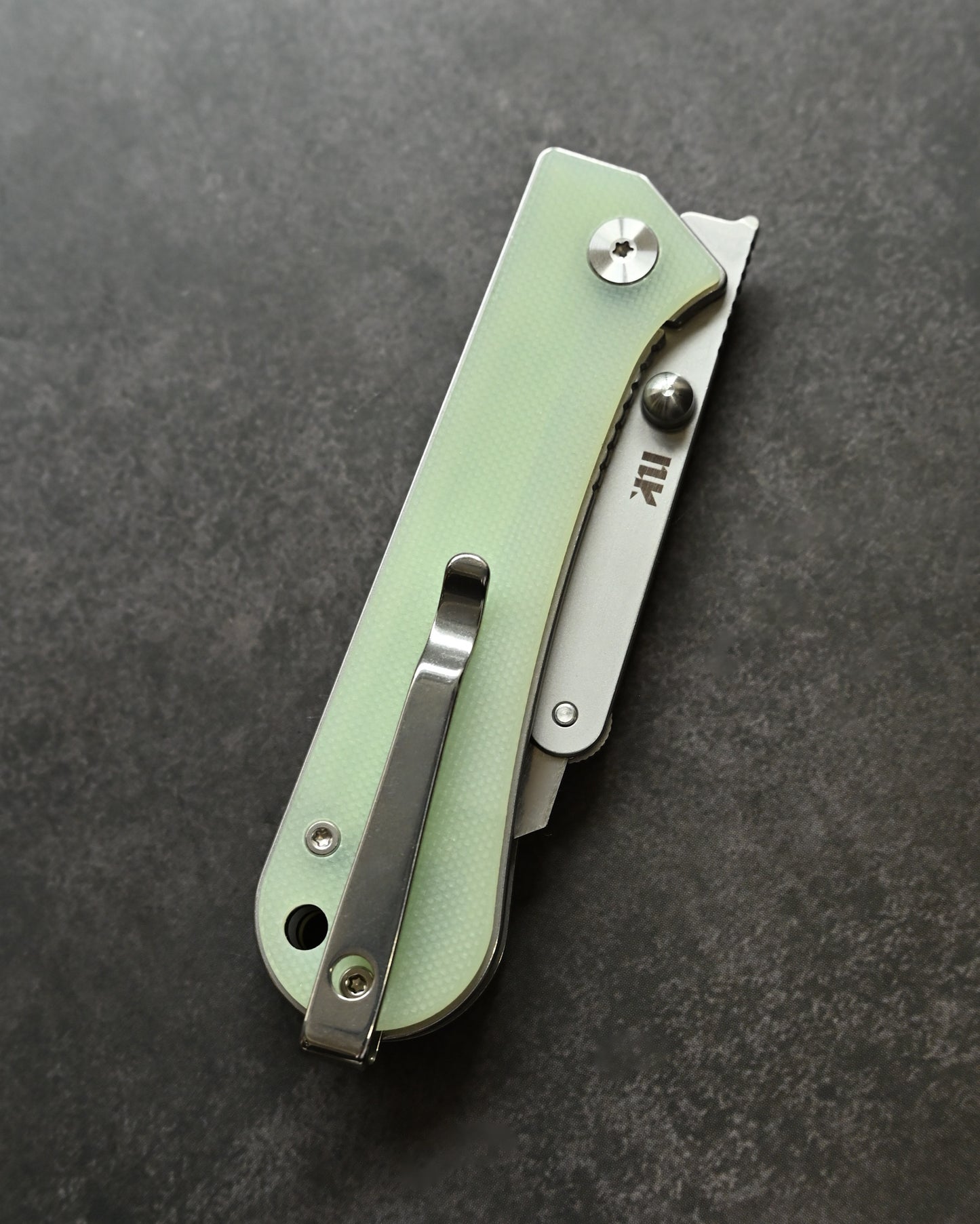 NUKNIVES Jade Green G10 Handle Quick-Open Replaceable Blade Utility Knife | Kumpanter U23