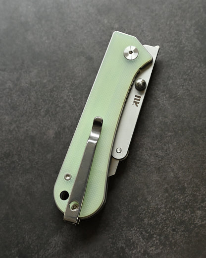 NUKNIVES Jade Green G10 Handle Quick-Open Replaceable Blade Utility Knife | Kumpanter U23