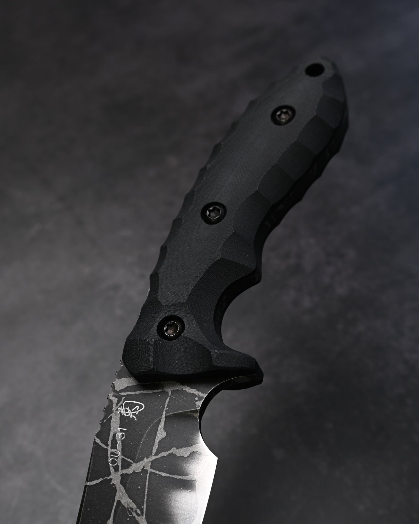 Rare Kiku Knives by Kikuo Matsuda “Betsu Kamui” Custom Outdoor Knife – OU-31 Blade