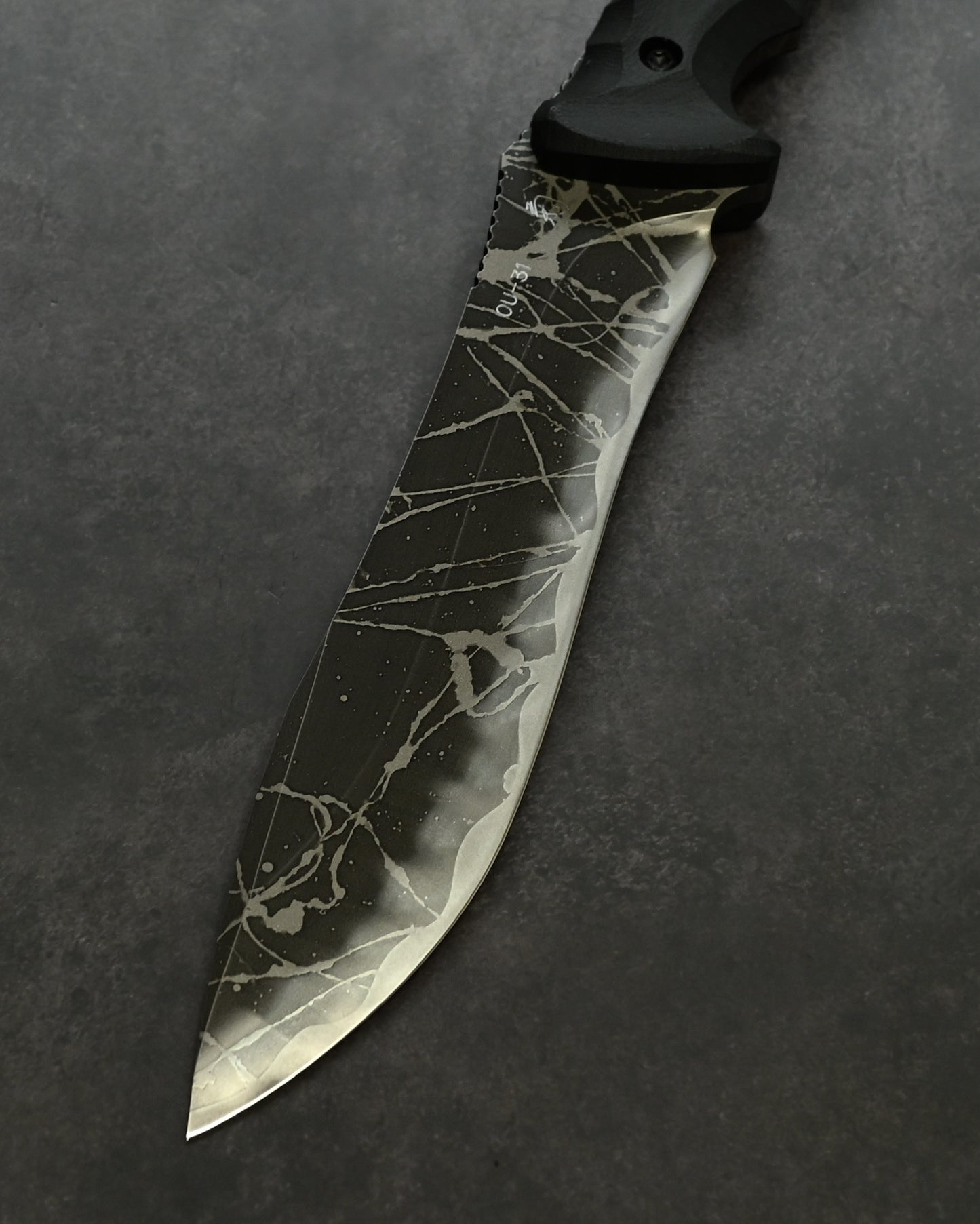 Limited Edition | Kiku Matsuda “Nebura XL” — OU-31 Steel Blade × Black G10 Handle