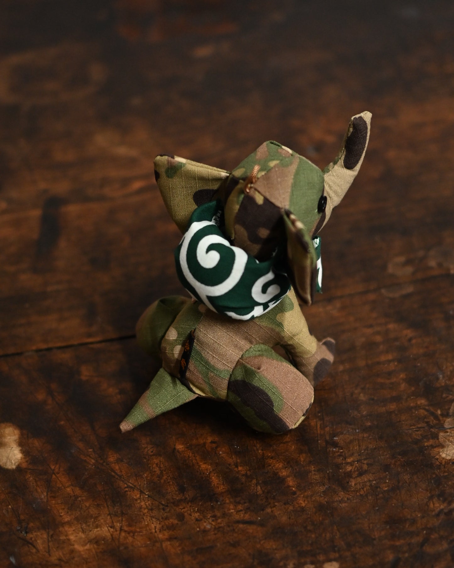 Sunizumi Shoten × Kotobukidou Camo Elephant Custom Mascot Charm