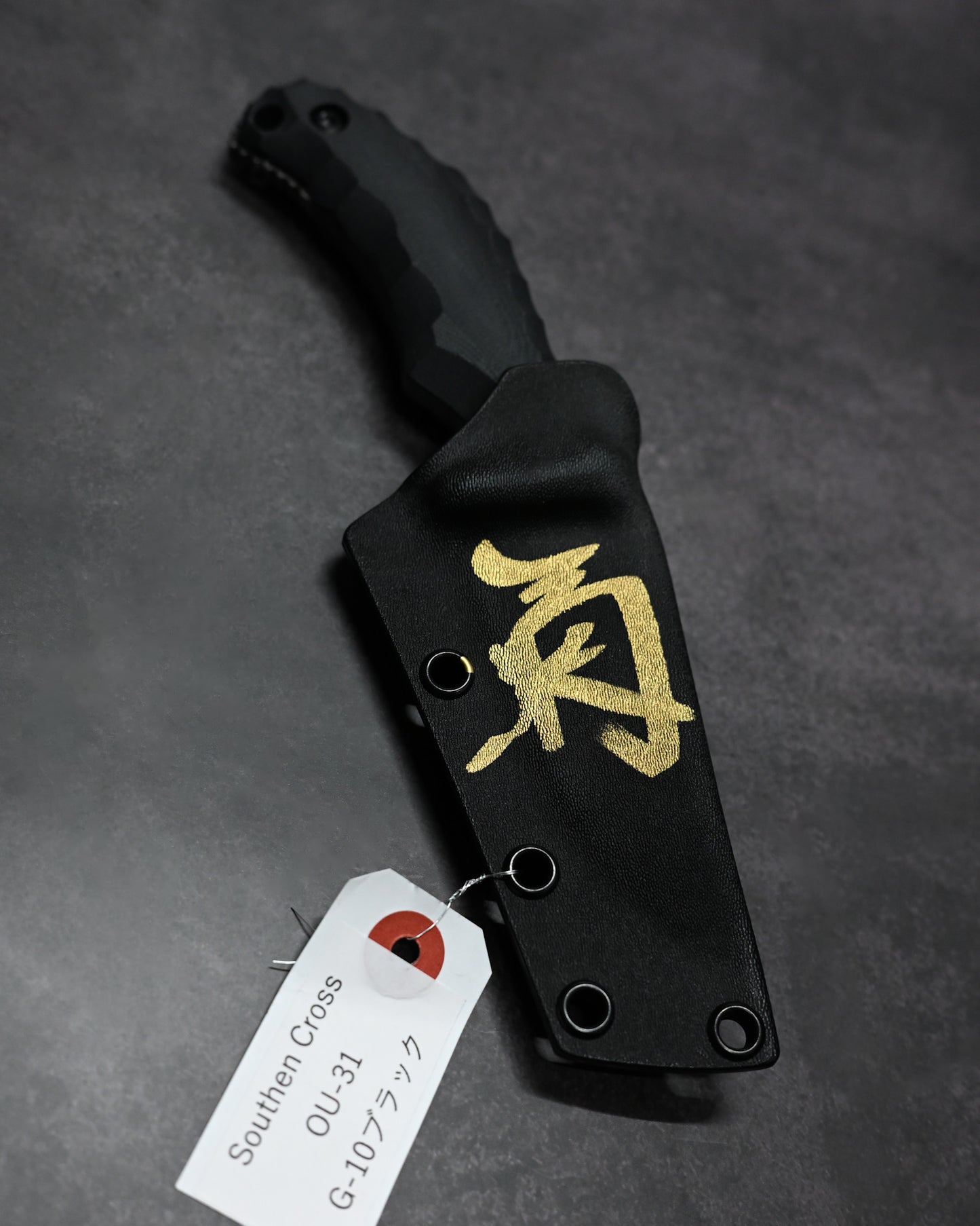 Limited EditionKiku Matsuda Southern CrossOU-31 Outdoor Fixed BladeBlack G10 HandleHandmade in Japan