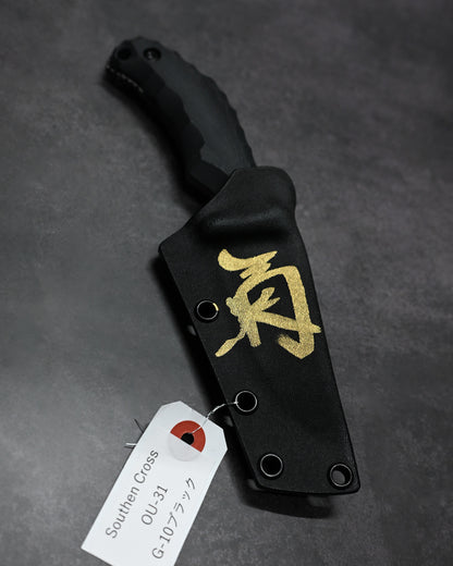 Limited EditionKiku Matsuda Southern CrossOU-31 Outdoor Fixed BladeBlack G10 HandleHandmade in Japan