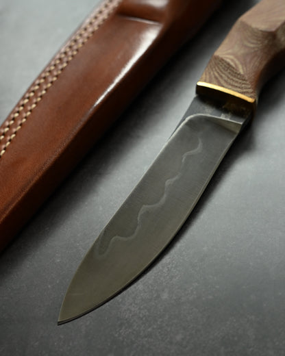Wtopia Arawashi WP2 Straight Knife Japanese Made  Westinghouse Micarta
