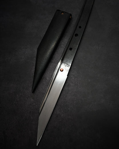 Yukio Nibu One-Off Custom Knife R8-15 – Reclaimed Kamakura-Period Tachi Fragment