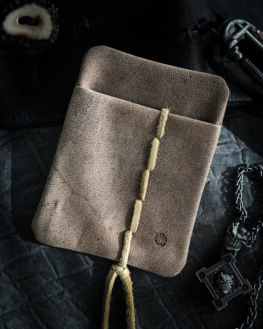 Made in Japan Wtopia × Etsurin Handmade Custom 2-in-1 Knife / Tool Storage Pouch – Camel Leather