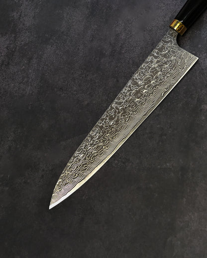 Takeshi Saji Damascus Chef Knife 250mm – Japanese Wa Handle with Makie Lacquer Saya  Handmade in Japan