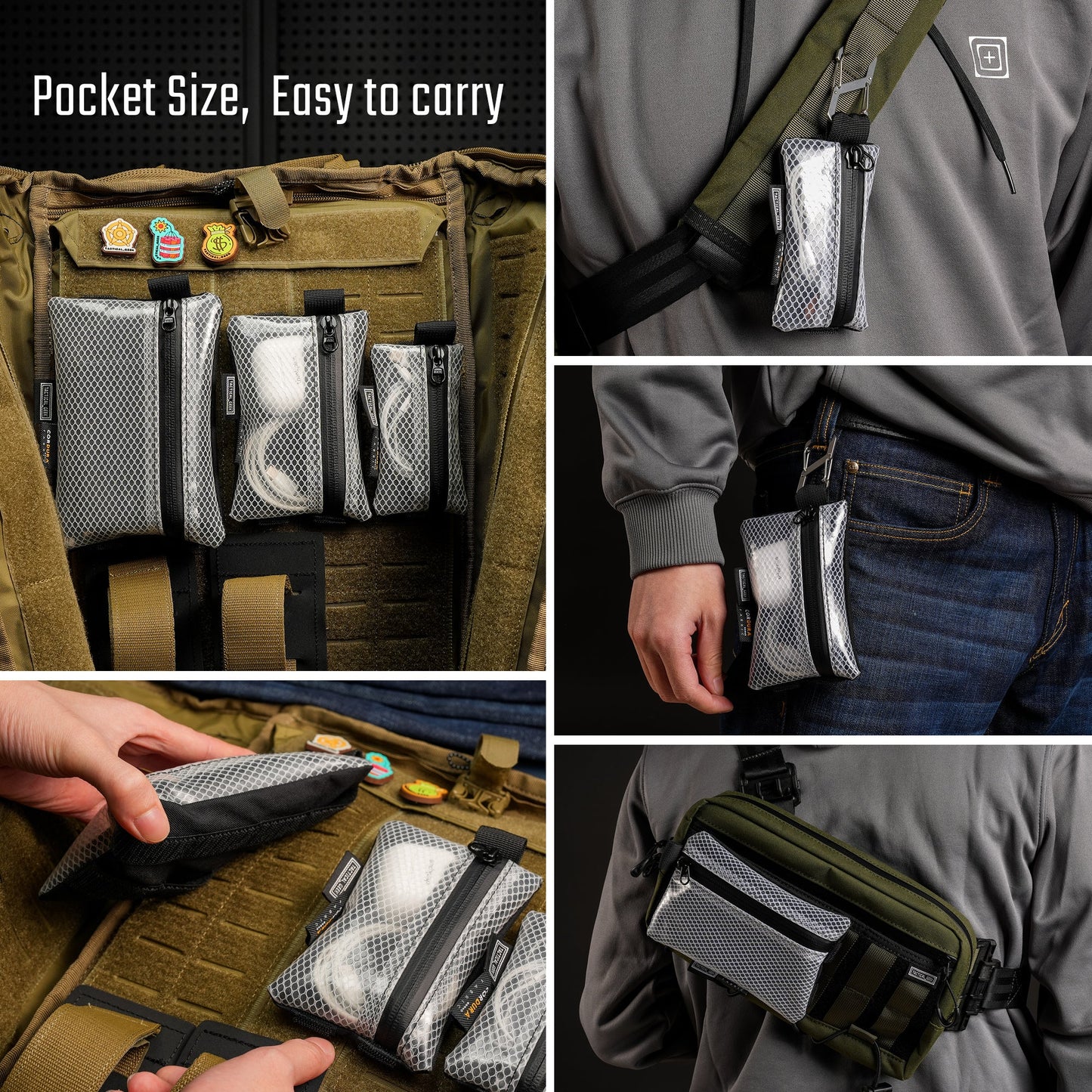 Tactical_Geek Storage A5 EDC Storage Pouch Se