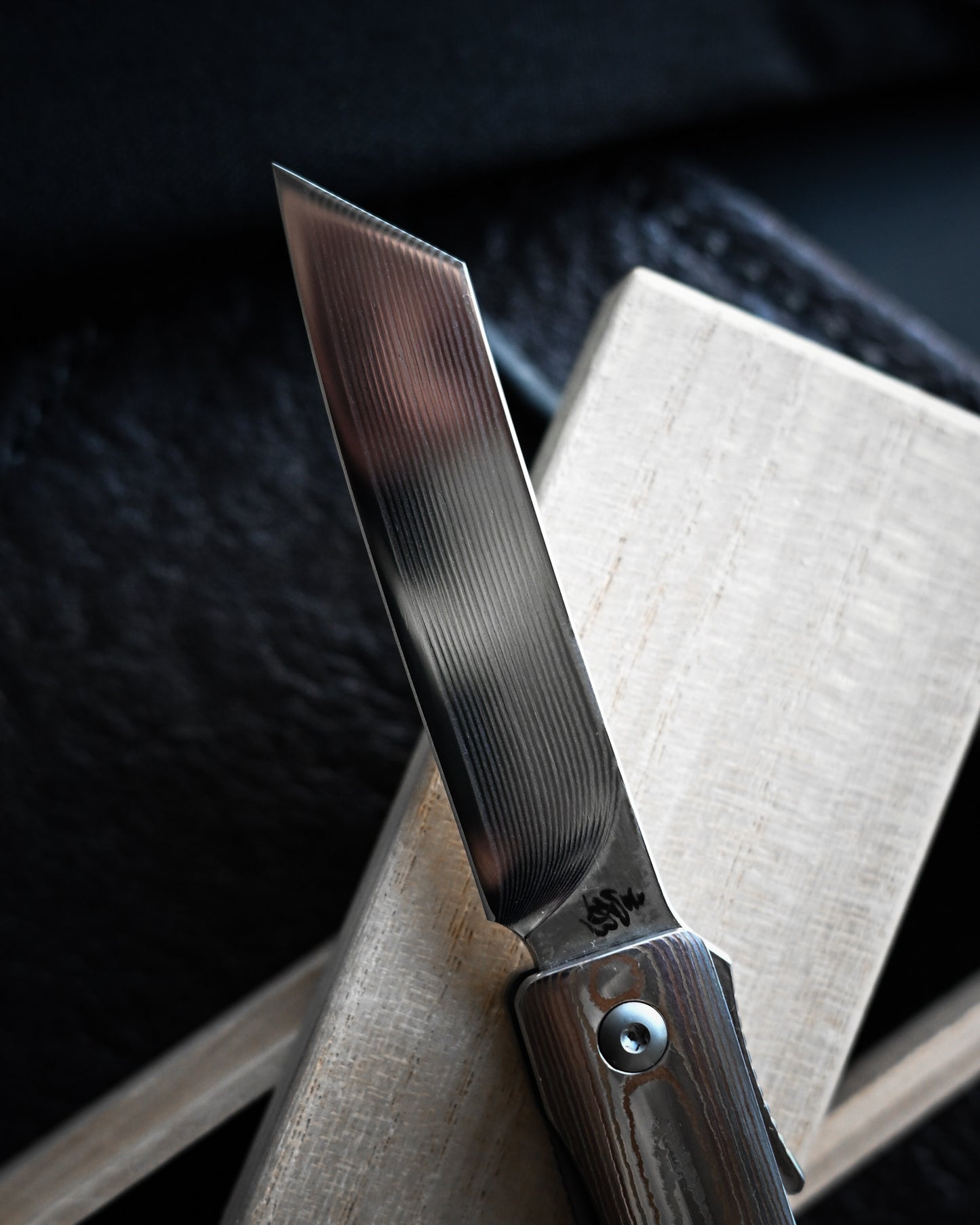 haoworks Eirou Atsumori Custom Folding Knife
