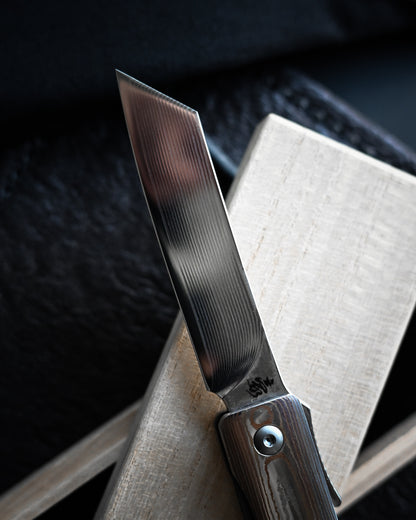 haoworks Eirou Atsumori Custom Folding Knife