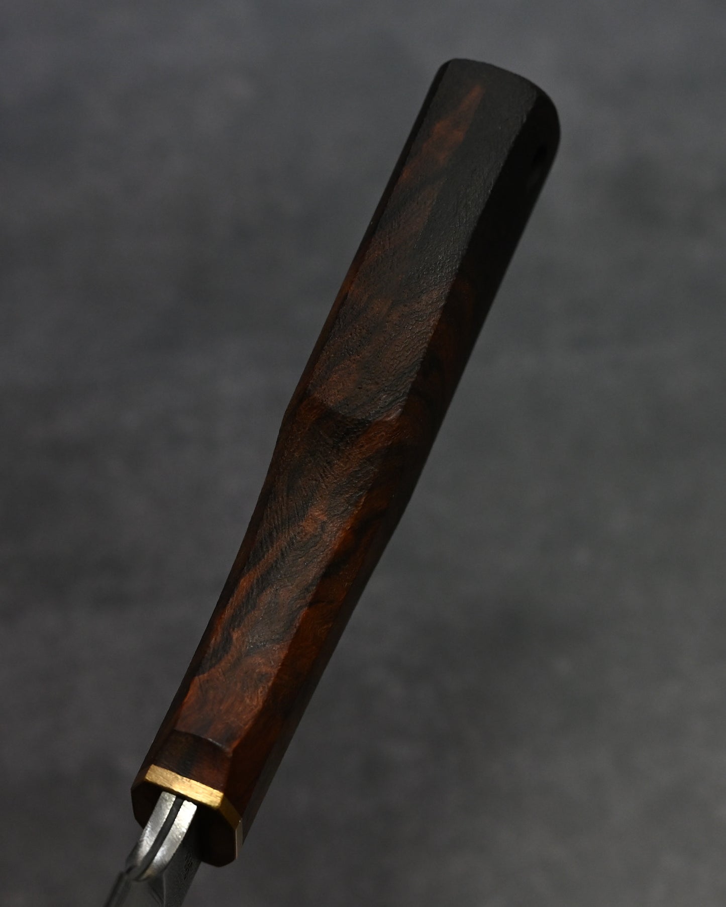 Sunizumi Knives “Little Brown” Full Custom Outdoor Bunka Knife SPG2 Damascus (#6)