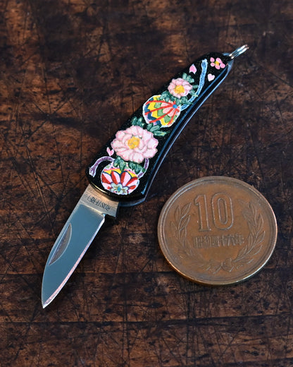 Elegant Mini Peony Necklace - Handmade Art by Katsuhiko Miura, Japanese Floral Design Letter Opener