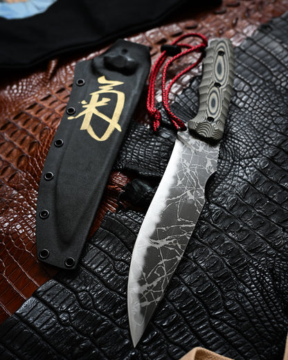 Kiku Matsuda × Kiku Knives｜Sabai-doru Limited Knife (Ginza Exhibition Special Edition・Hand-Signed “Kiku” on Sheath)