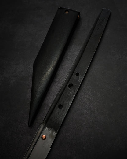 Yukio Nibu One-Off Custom Knife R8-15 – Reclaimed Kamakura-Period Tachi Fragment