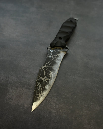 Limited Edition｜Kiku Matsuda “Hien”｜OU-31 Outdoor Fixed Blade｜173mm Blade｜Black G10 Handle｜Handmade in Japan

