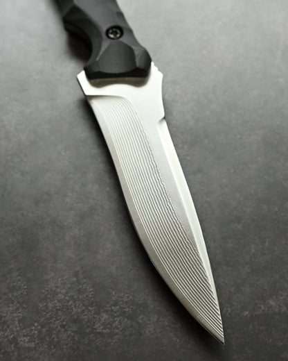 Ultra-Rare | Lake Biwa Exhibition Model | Kiku Matsuda “Breeze” (微風) | SPG2 Laminated Outdoor Fixed Blade | G10 Handle