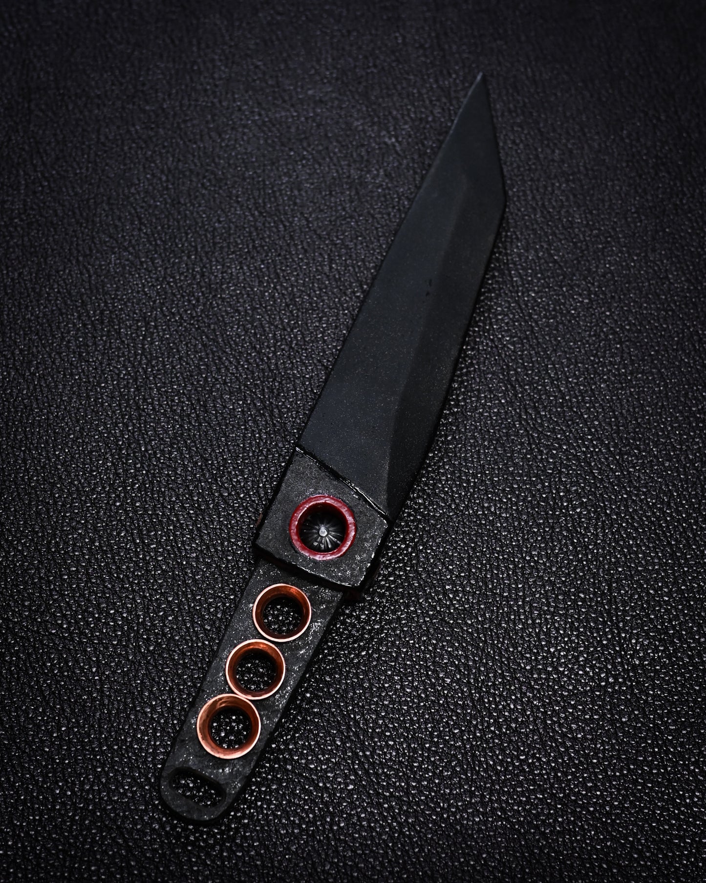 Recommended Artist Yukio Nibu One-Off Custom Knife No. R8-9 Forged from Vintage Hand-Forged Blade Steel