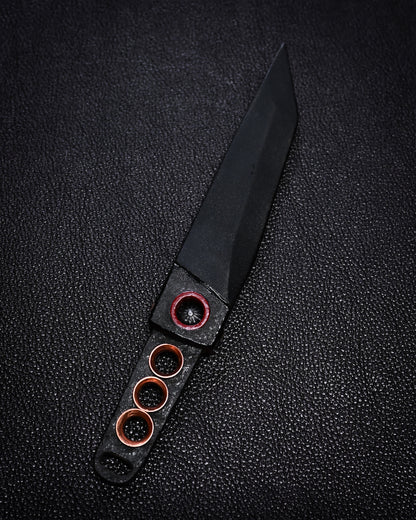 Recommended Artist Yukio Nibu One-Off Custom Knife No. R8-9 Forged from Vintage Hand-Forged Blade Steel