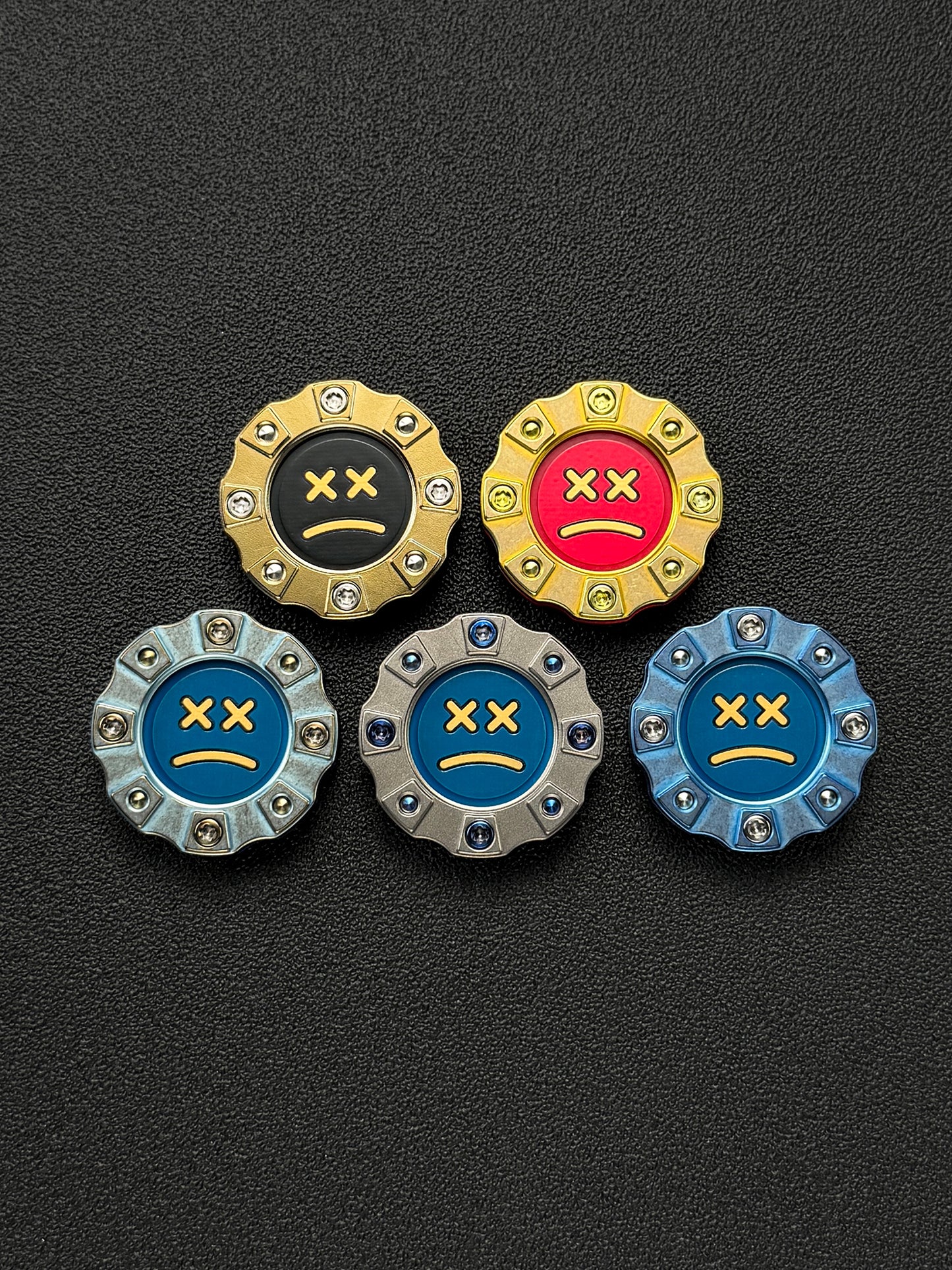 AFRANKART × HiTex Gear チタン EDCコイン／チャレンジコイン 5枚セット