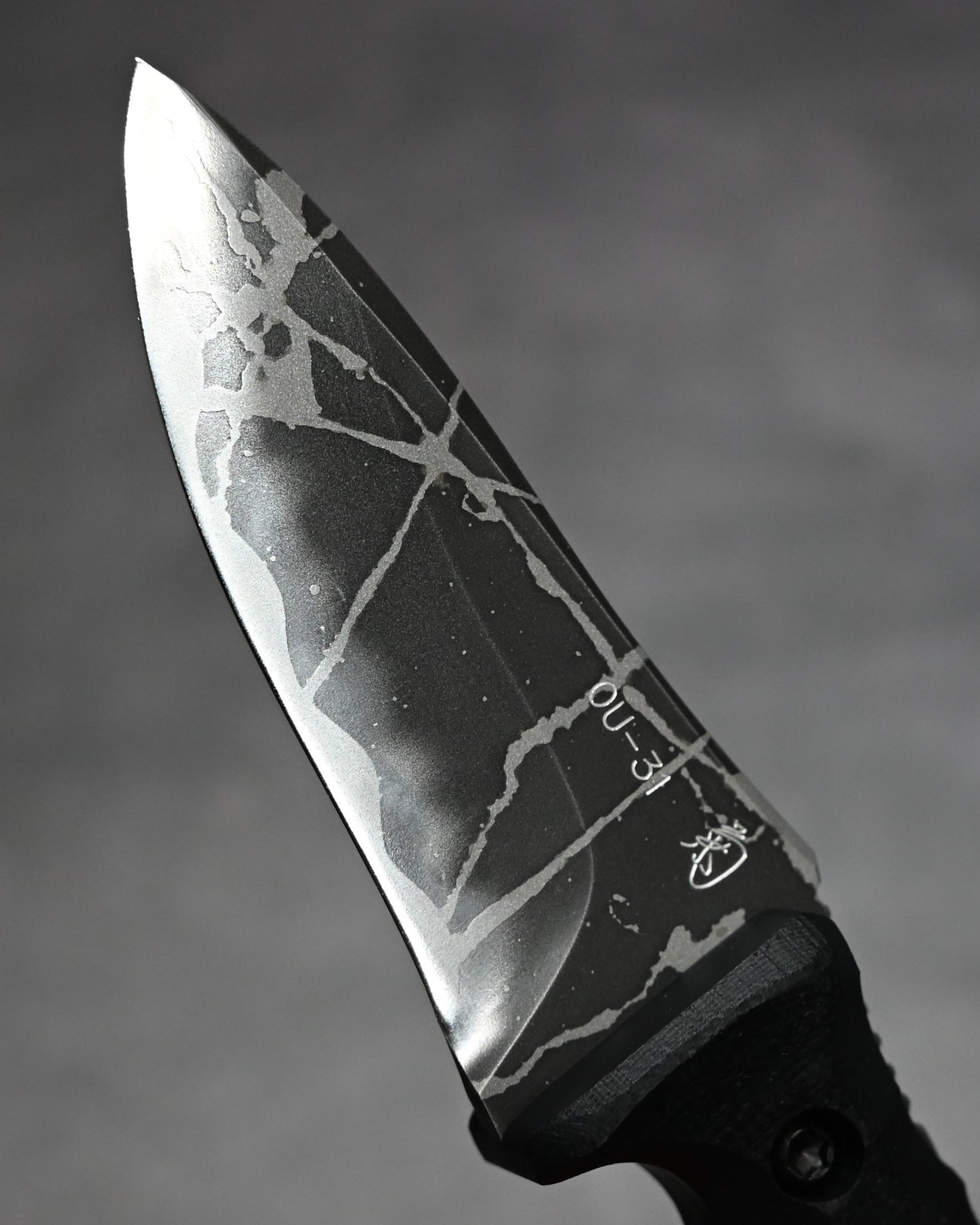 Limited EditionKiku Matsuda Southern CrossOU-31 Outdoor Fixed BladeBlack G10 HandleHandmade in Japan
