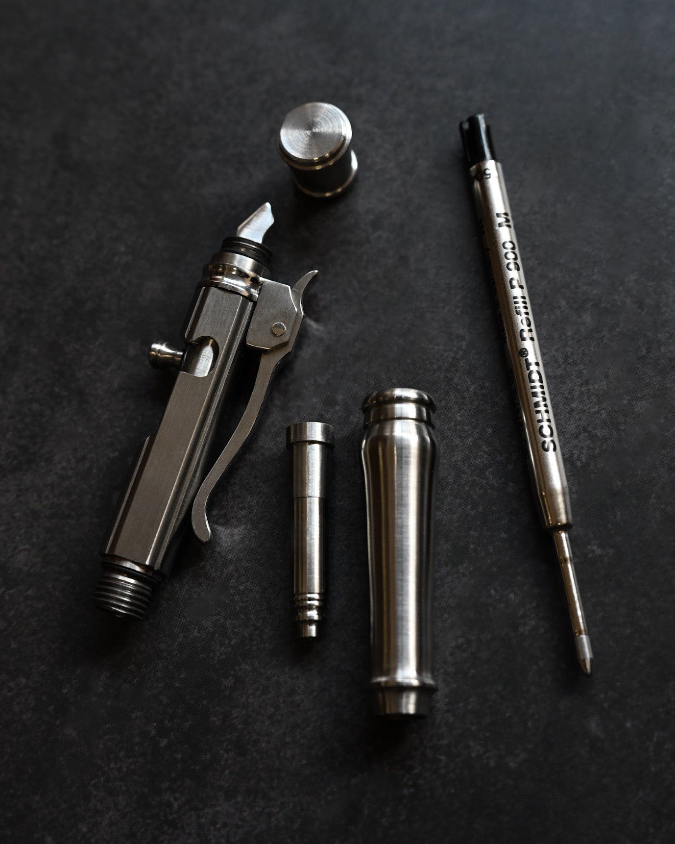 Hidetoshi Nakayama Kyoto Show Edition Stainless Steel Bolt-Action Tactical Pen & Knife