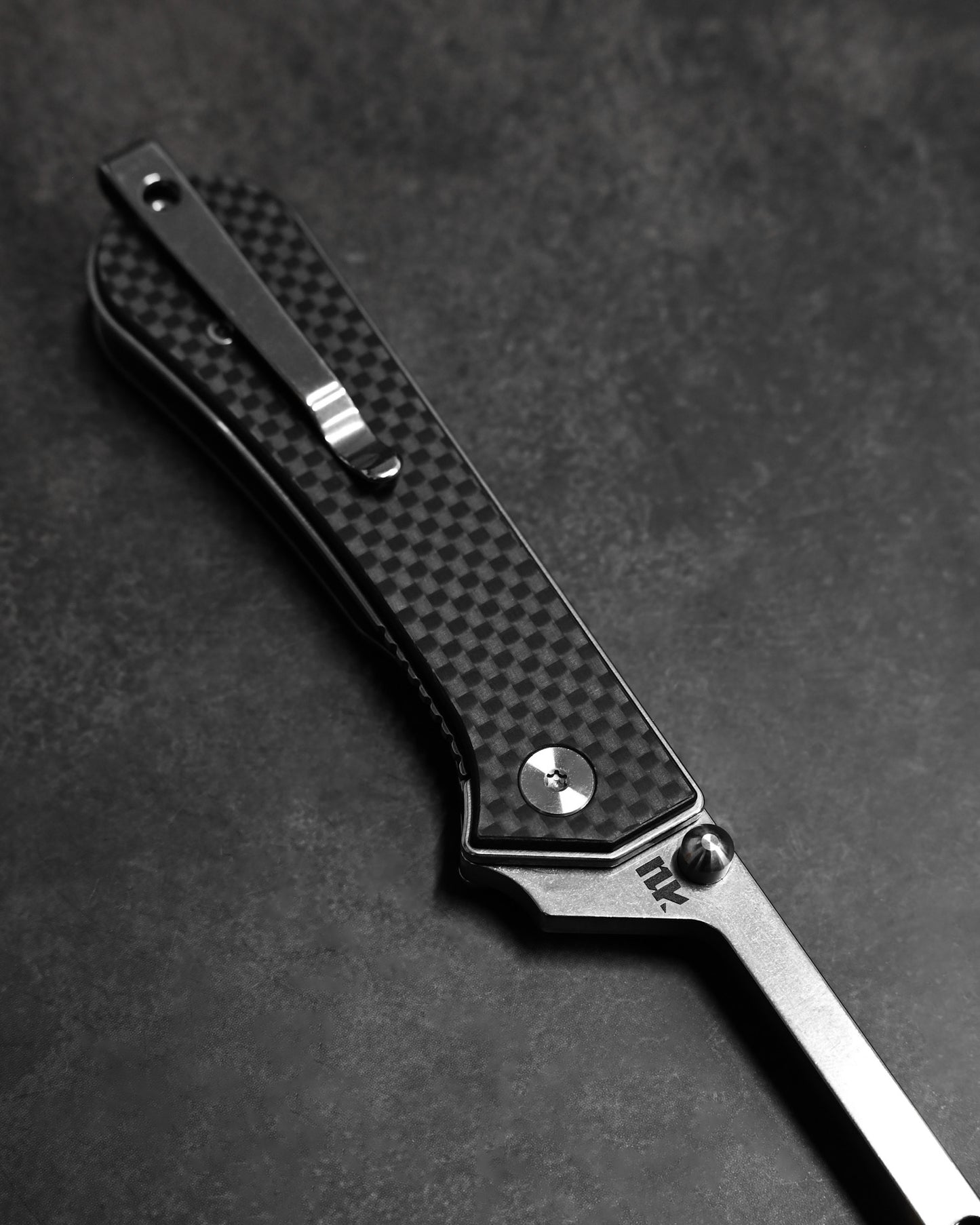 NUKNIVES T33 Multi-Functional Folding Screwdriver – Composite Carbon Fiber Handle (Includes EDC Pouch)