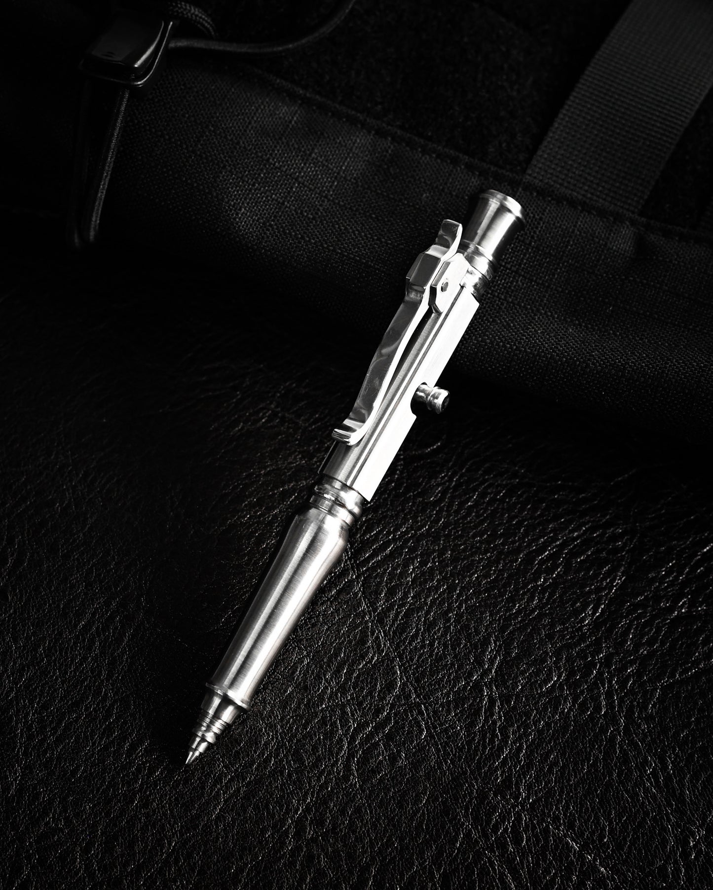 Hidetoshi Nakayama Custom Stainless Steel Bolt-Action Tactical Pen Knife