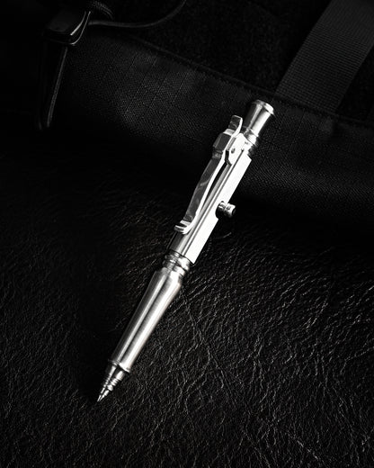 Hidetoshi Nakayama Custom Stainless Steel Bolt-Action Tactical Pen Knife