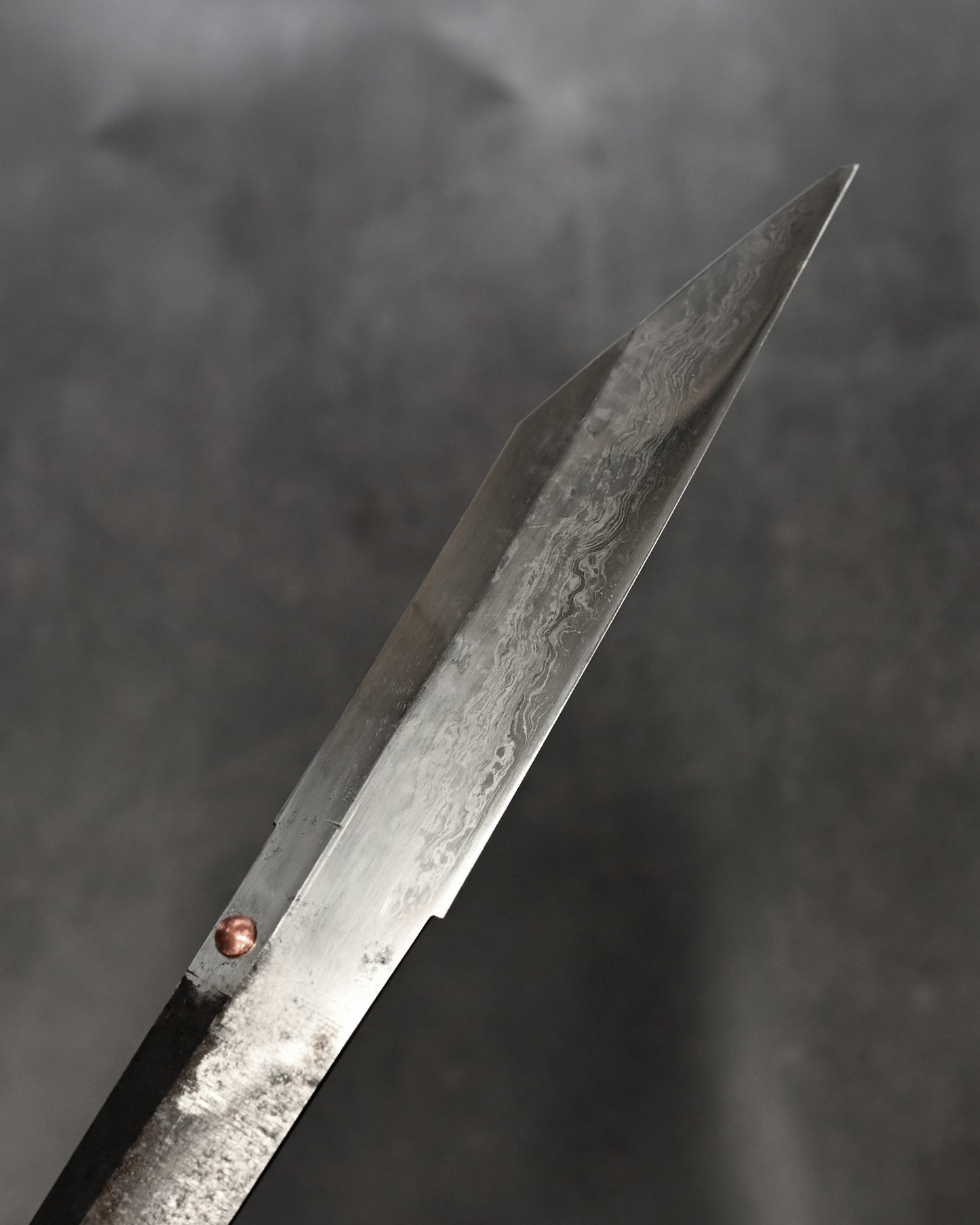 Nibu Yukio One-Off Piece R8-14 Handcrafted Custom Knife Made from a Showa-Era Japanese Sword Fragment
