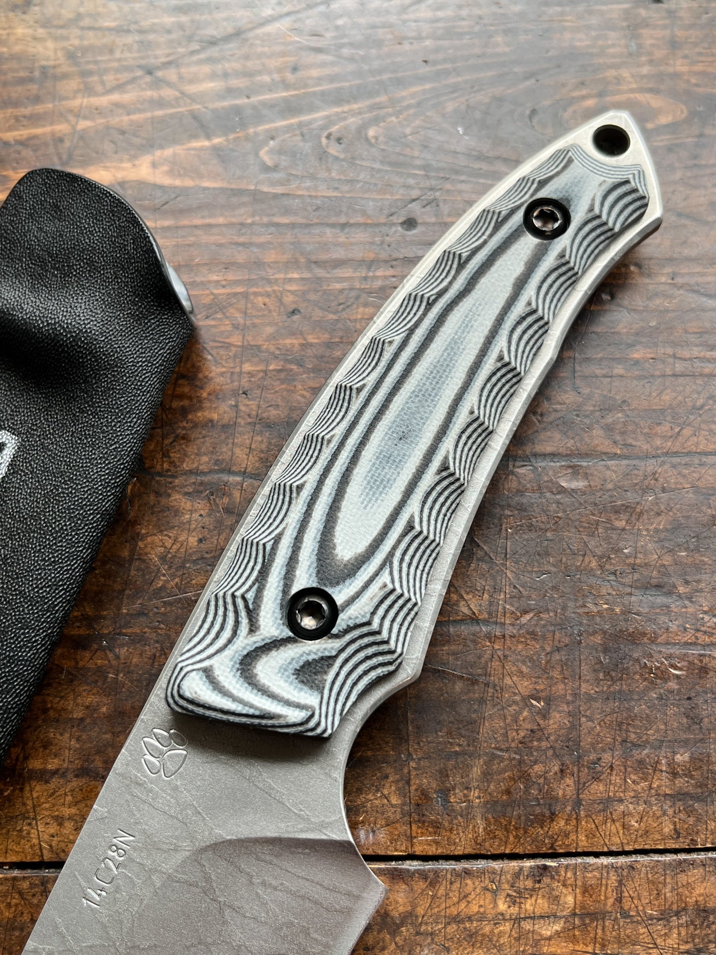 Kiku Knives Sabahee – Kikuo Matsuda & Masayuki Matsuda 14C28N Custom Fixed Blade Knife