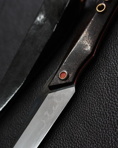 Recommended Artist Yukio Nibu One-Off Custom Knife No. R7-24 Reclaimed Japanese Sword Fragment