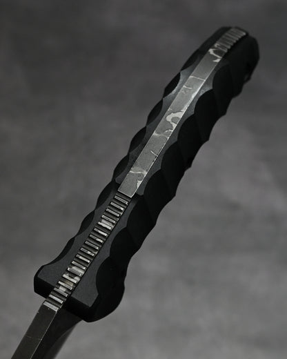 バサラ　松田菊男作  日本製 固定刃ナイフ  OU-31 鋼 × ブラック G-10