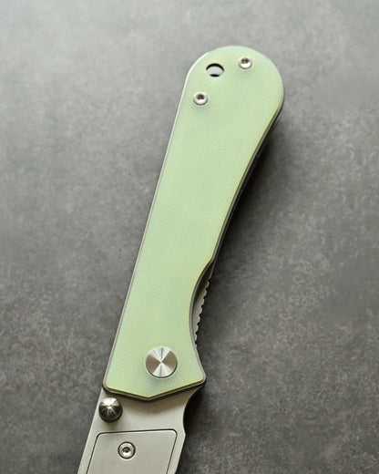 NUKNIVES Jade Green G10 Handle Quick-Open Replaceable Blade Utility Knife | Kumpanter U23