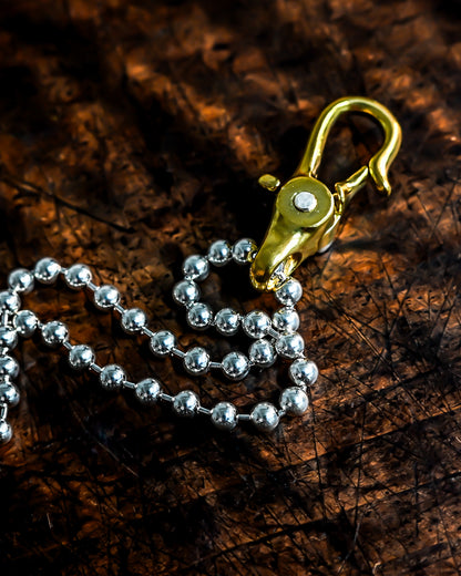 Made in Japan - Wtopia Works Handmade 925 Silver Chain with Brass and Silver Hook